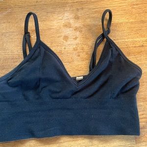 alo delight bralette in black size s